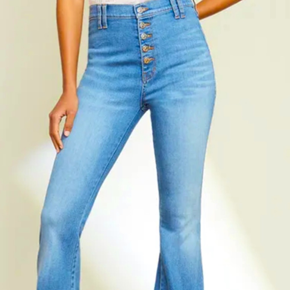 Veronica beard sheridan exaggerated flare jeans